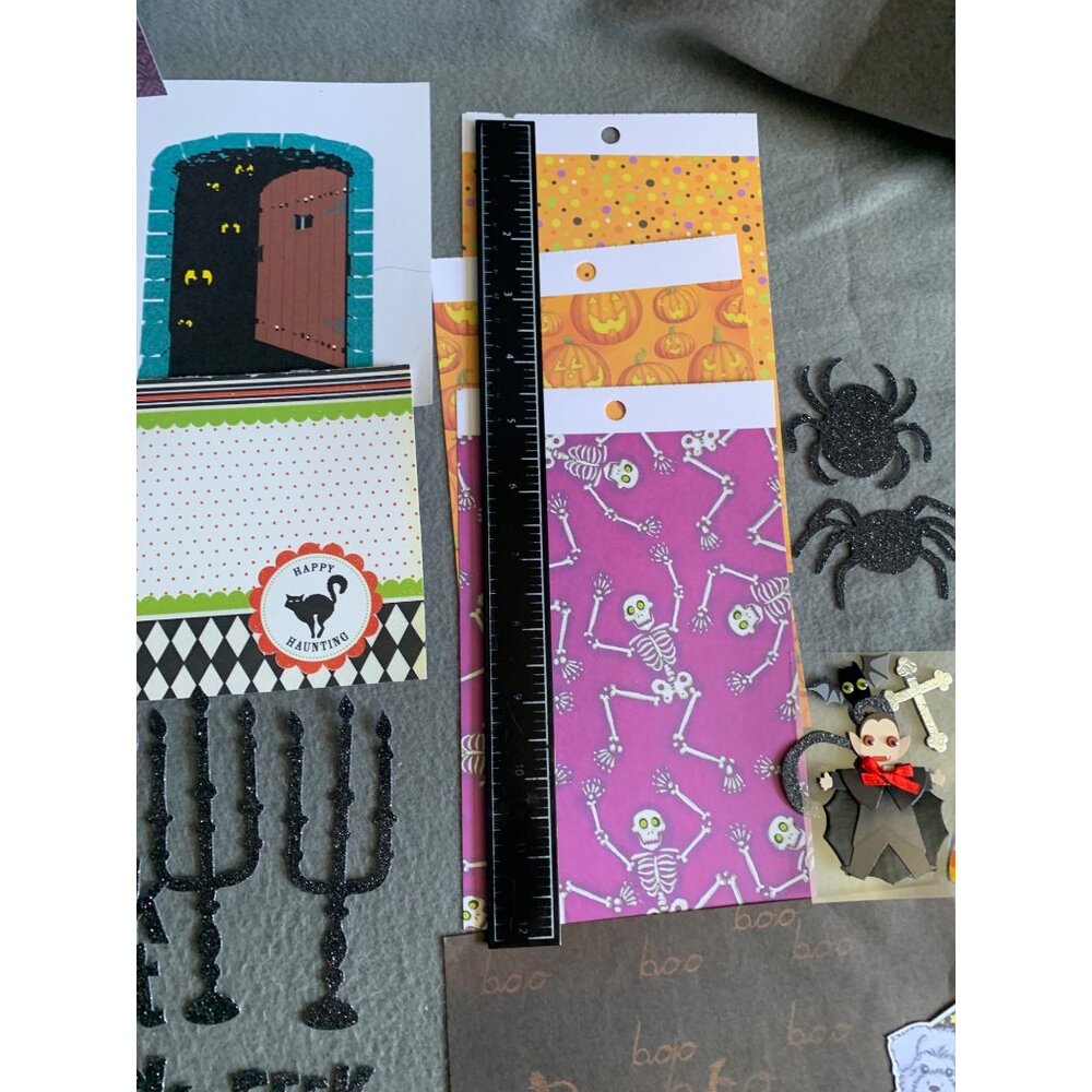 Halloween Scrapbooking & Craft Supplies Lot - Picture 7 of 11